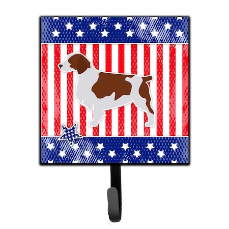 Carolines Treasures USA Patriotic Welsh Springer Spaniel Leash or Key Holder BB3300SH4